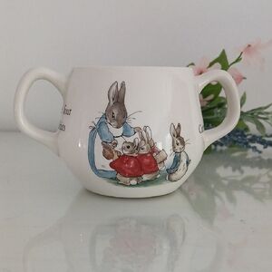 Wedgwood Peter Rabbit 2- Handle Child's Cup 8 oz Frederick Warne & Co